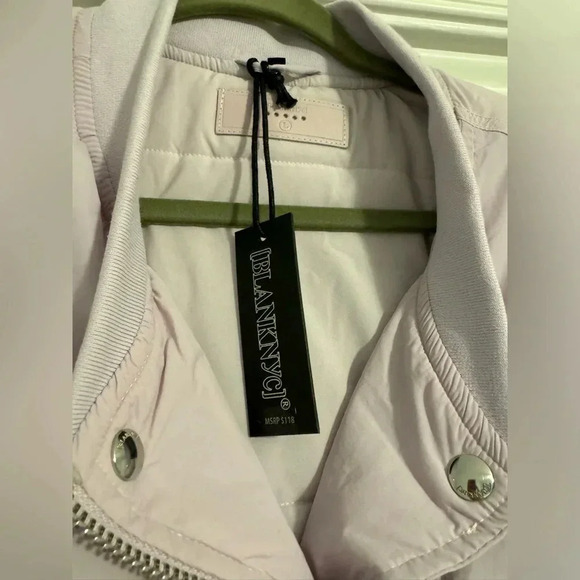 NWT Blank NYC Lilac bomber jacket - Picture 4 of 7